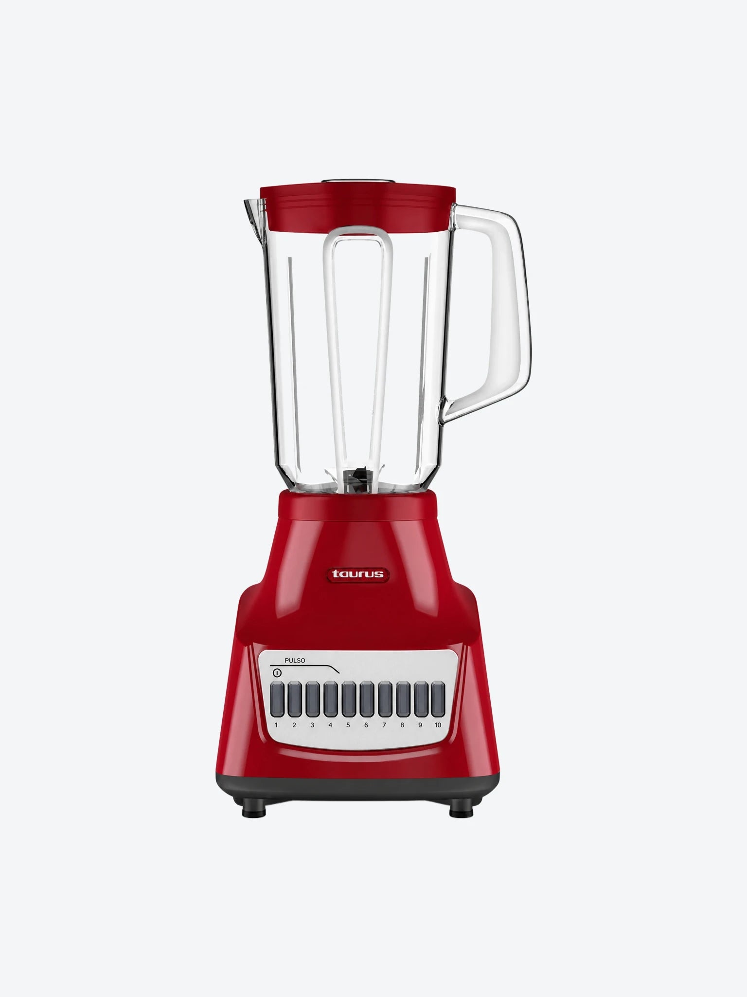 Licuadora Taurus Potenza Rouge 750 Watts Vaso de Vidrio 10 Velocidades 1.5 Litros-1
