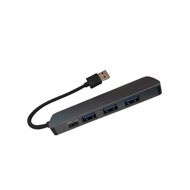 Hub eTouch 161677 High Speed USB 3.0 4 Puertos USB 3.0 5.0 Gbps Case de Aluminio-4