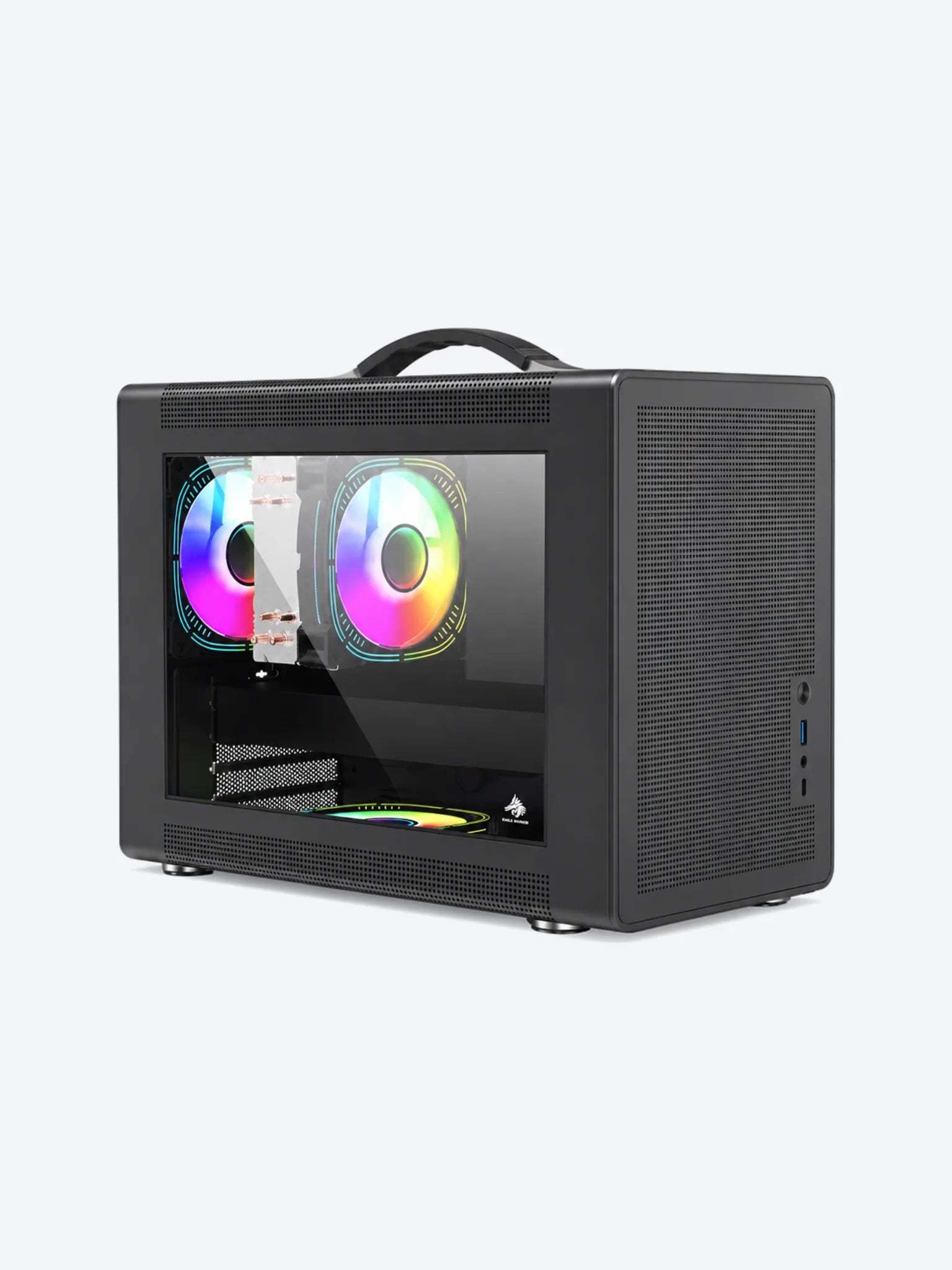 CASE GAMING  EAGLE WARRIOR MICRO ATX CG10Z7RA001C  FRONTAL MESH VIDRIO TEMPERADO