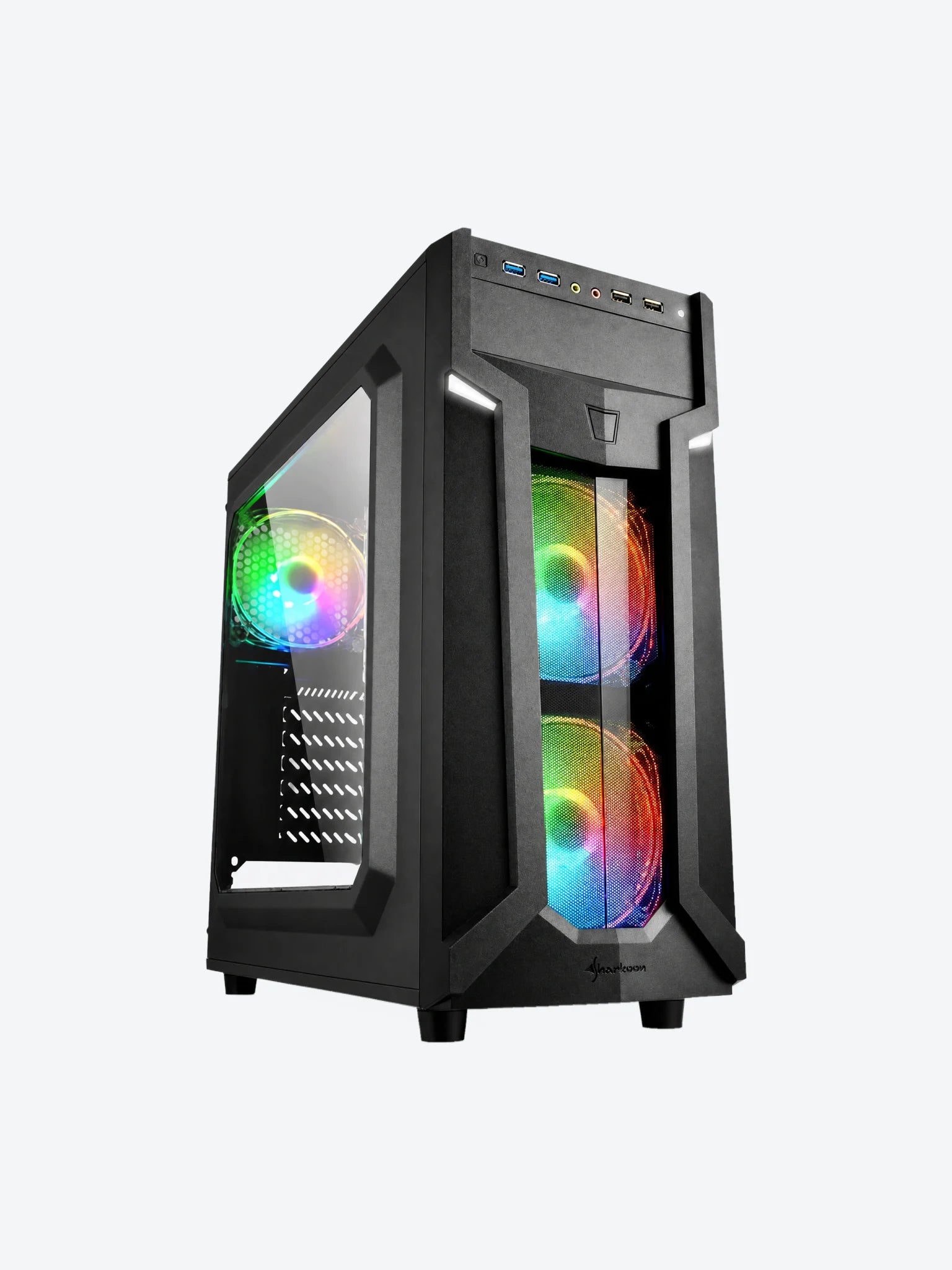 Case Sharkoon Gamer VG6-W RGB ATX 4044951026814-1