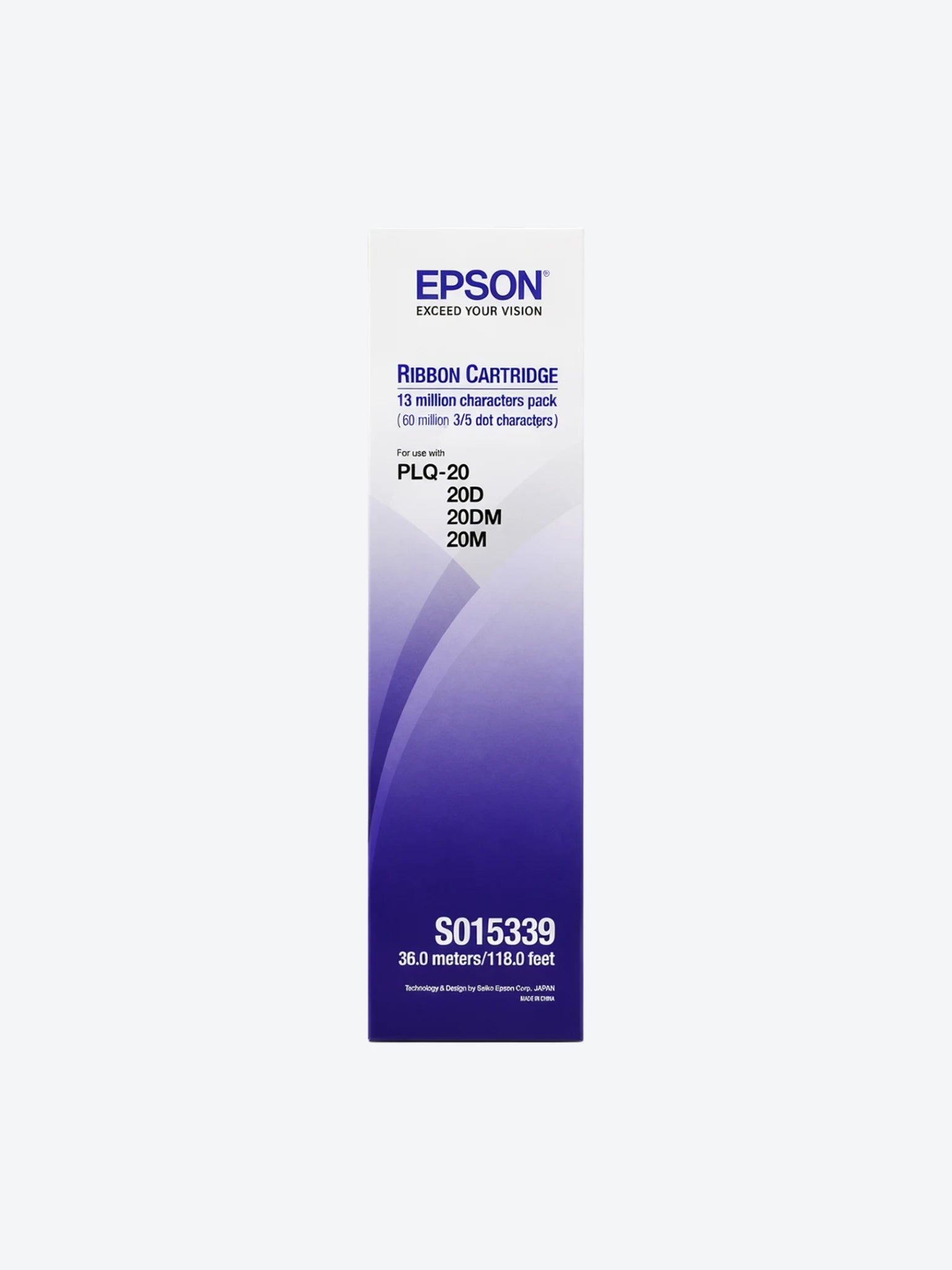 SIDM Black Ribbon Cartridge for PLQ-20/22-1