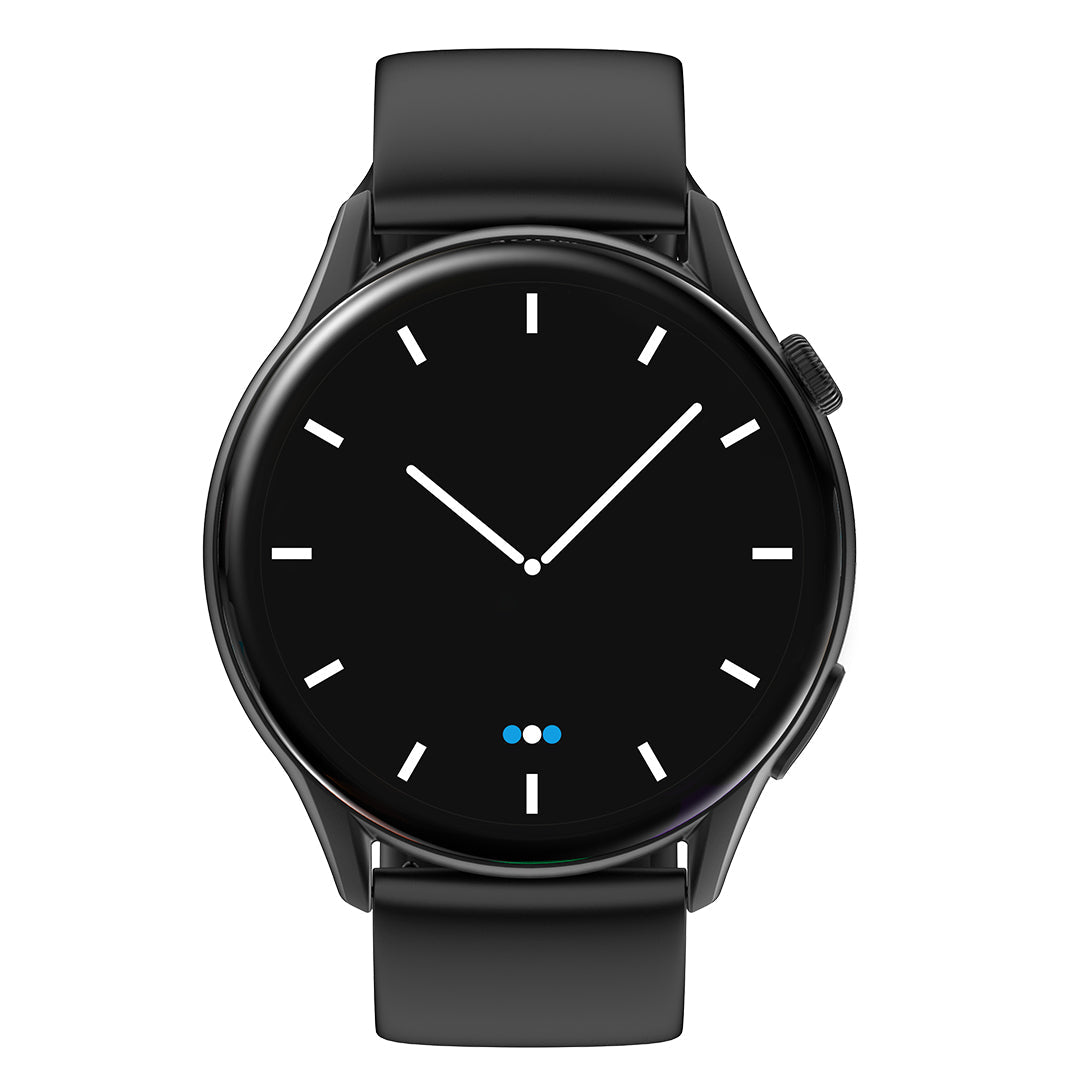 Reloj T7 Negro + Pulsera velcro naranja