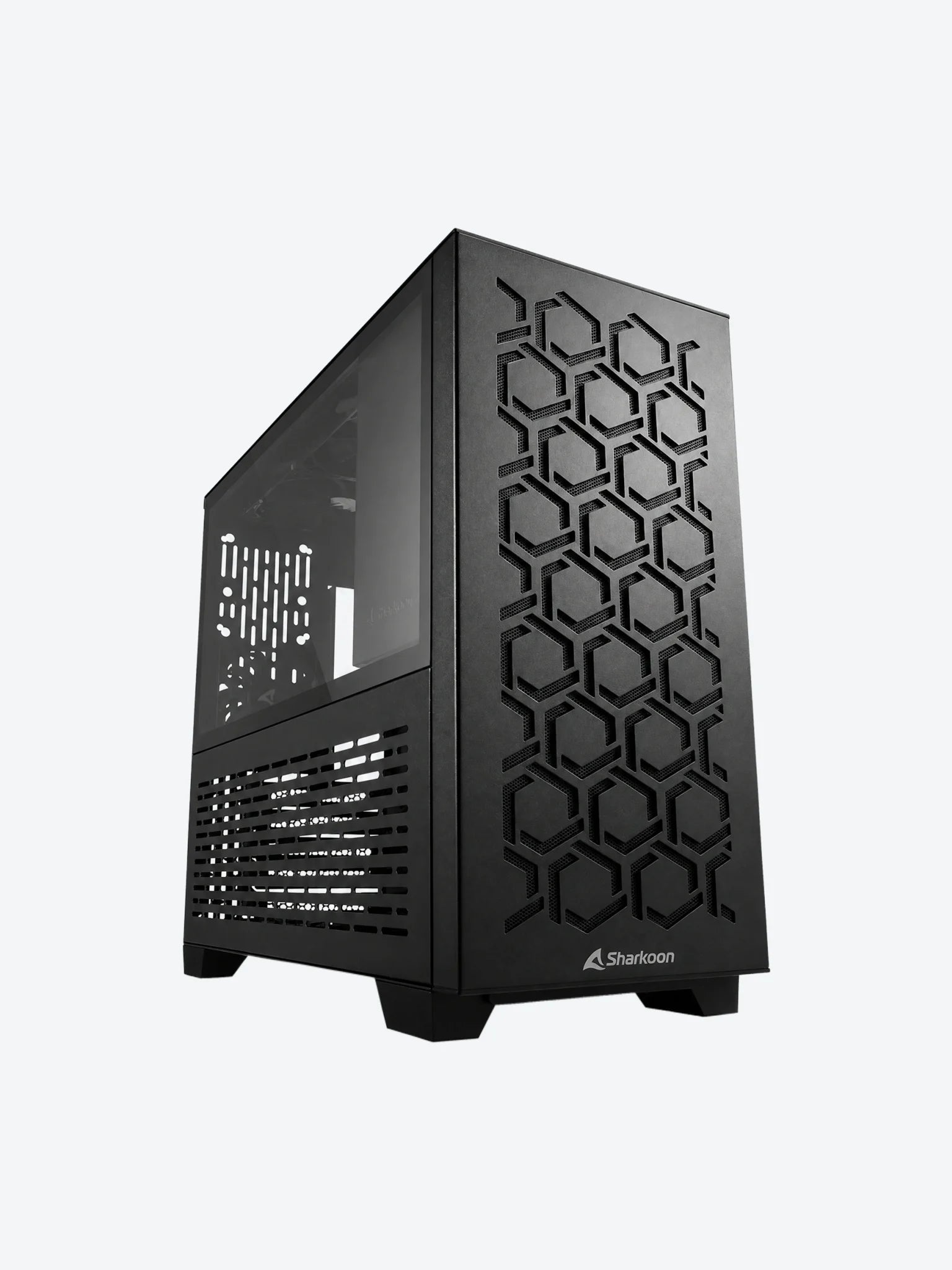 Case Sharkoon Ms-Y1000 Bk Matx Color Negro 4044951035076
