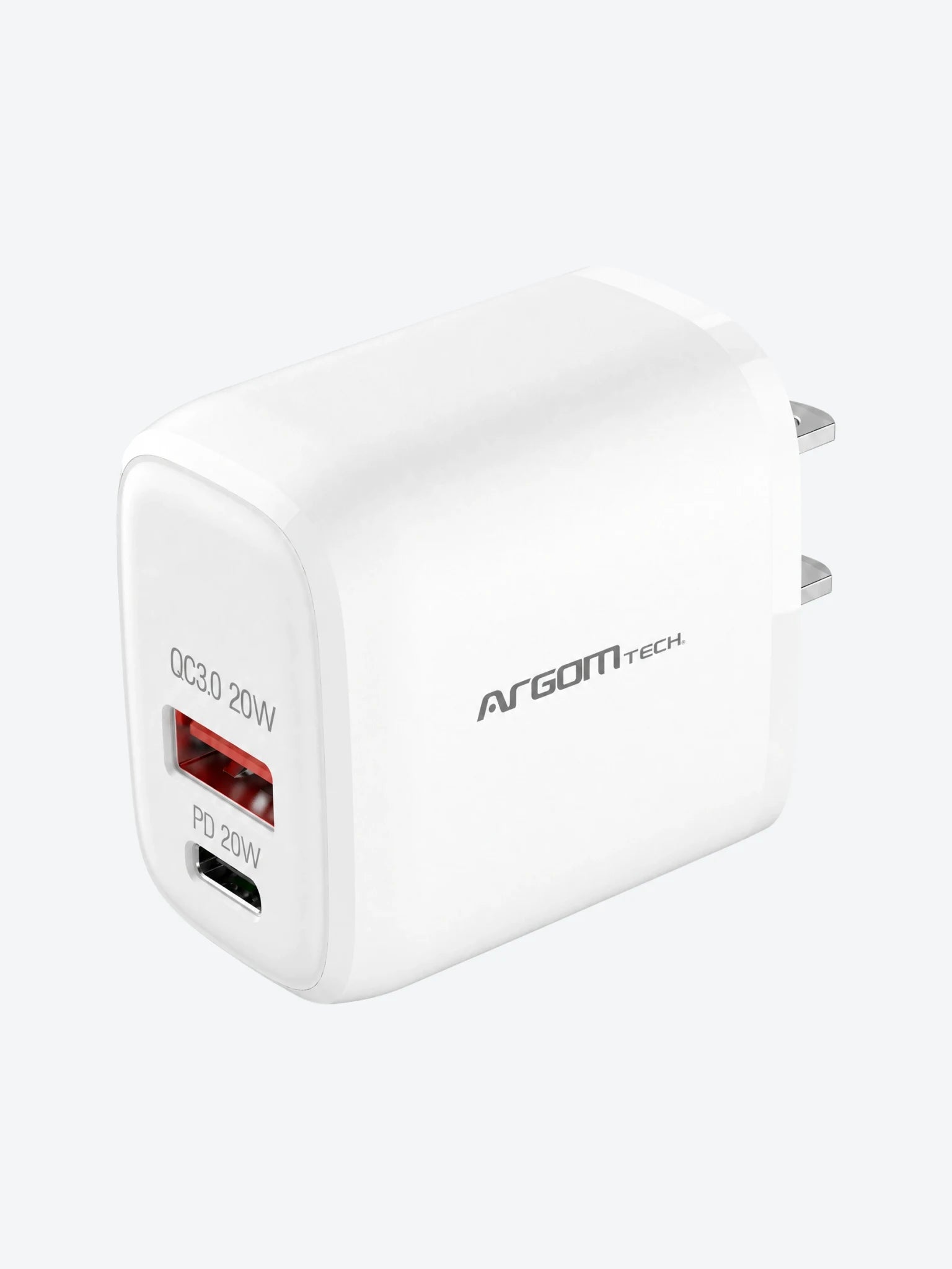 Cargador de Pared Argom ARG-AC-0115WT USB PD Tipo C 20W