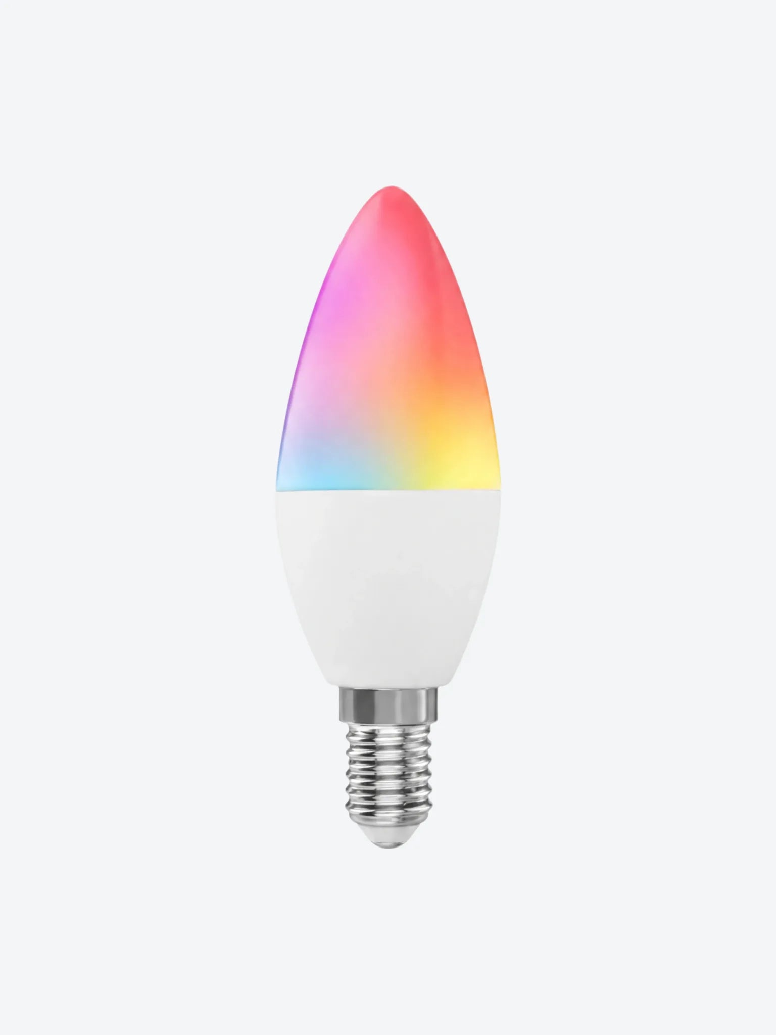 Bombilla Inteligente Tuya PST-WFC37 WiFi RGBCW LED AC85-265V 5W 450LM RGBCW E14 2.4GHz 16 Millones de Colores-1