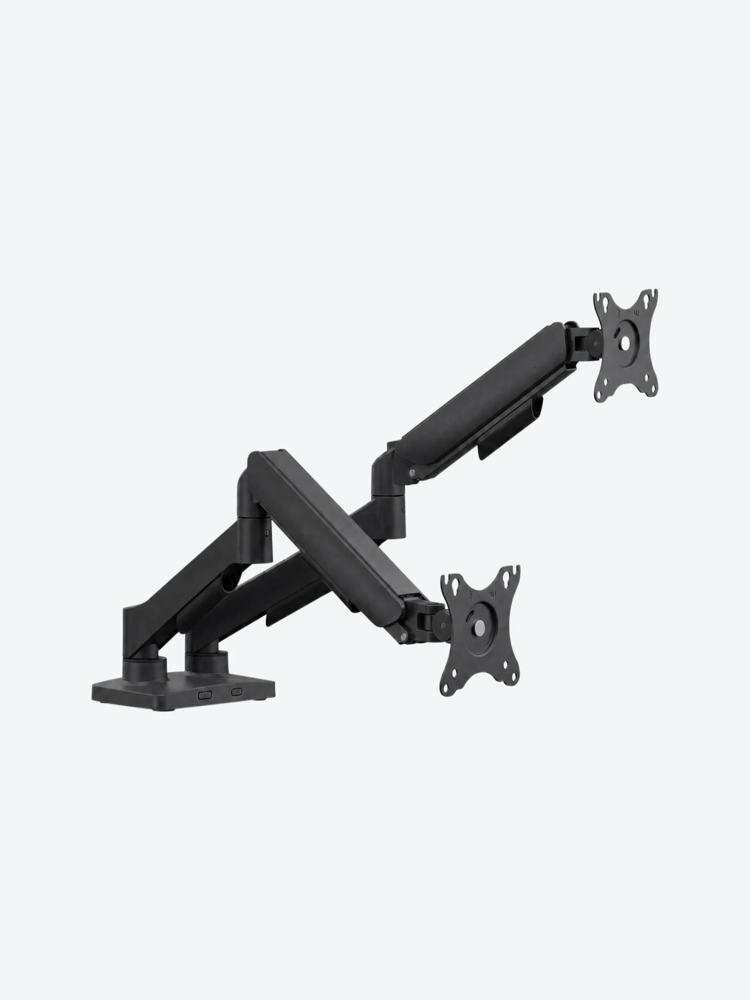 Bracket (Base) Argom ARG-BR-1615 Para Doble Monitor Con Movimiento Completo de 17" Hasta 32" Resorte de Gas y Abrazadera