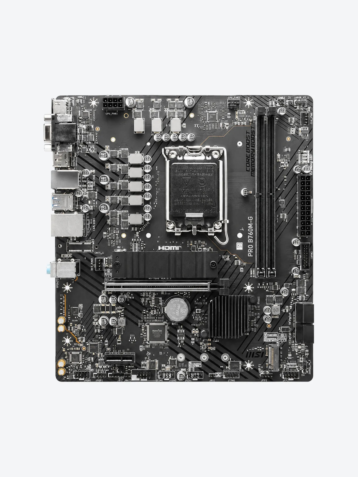 TARJETA MADRE MSI PRO B760M-G LGA 1700 M-ATX DDR5 911-7D90-048-1