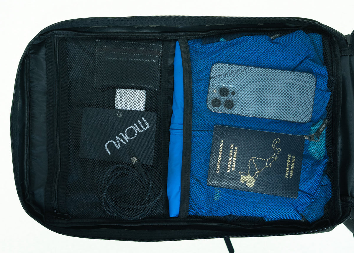 Mochila Roca Negro Azul-13