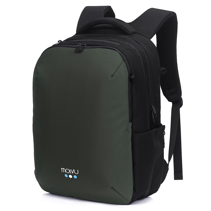 Mochila Zacualpa 15 Negro Verde-1