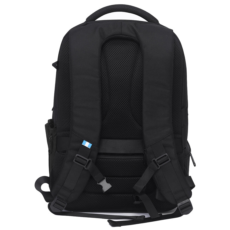 Mochila Zacualpa 15 Negro Verde-5