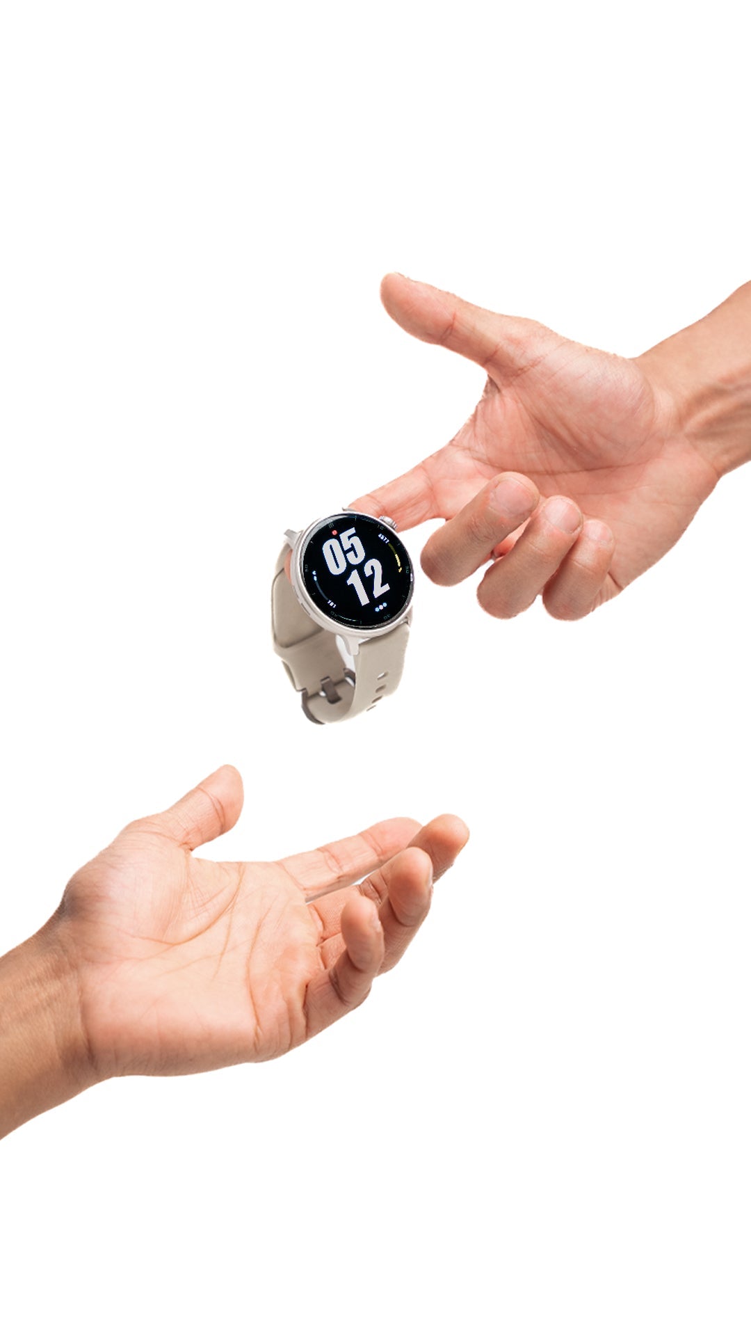 RELOJ T8 GRIS + PULSERA VELCRO ROJO-16