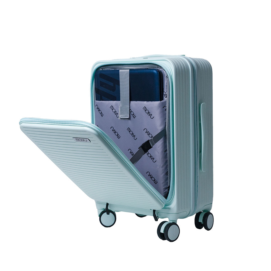 Maleta Viaje 3 (carry on) menta-5