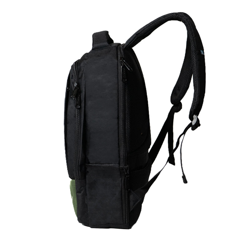 Mochila U2 Negro Verde-2