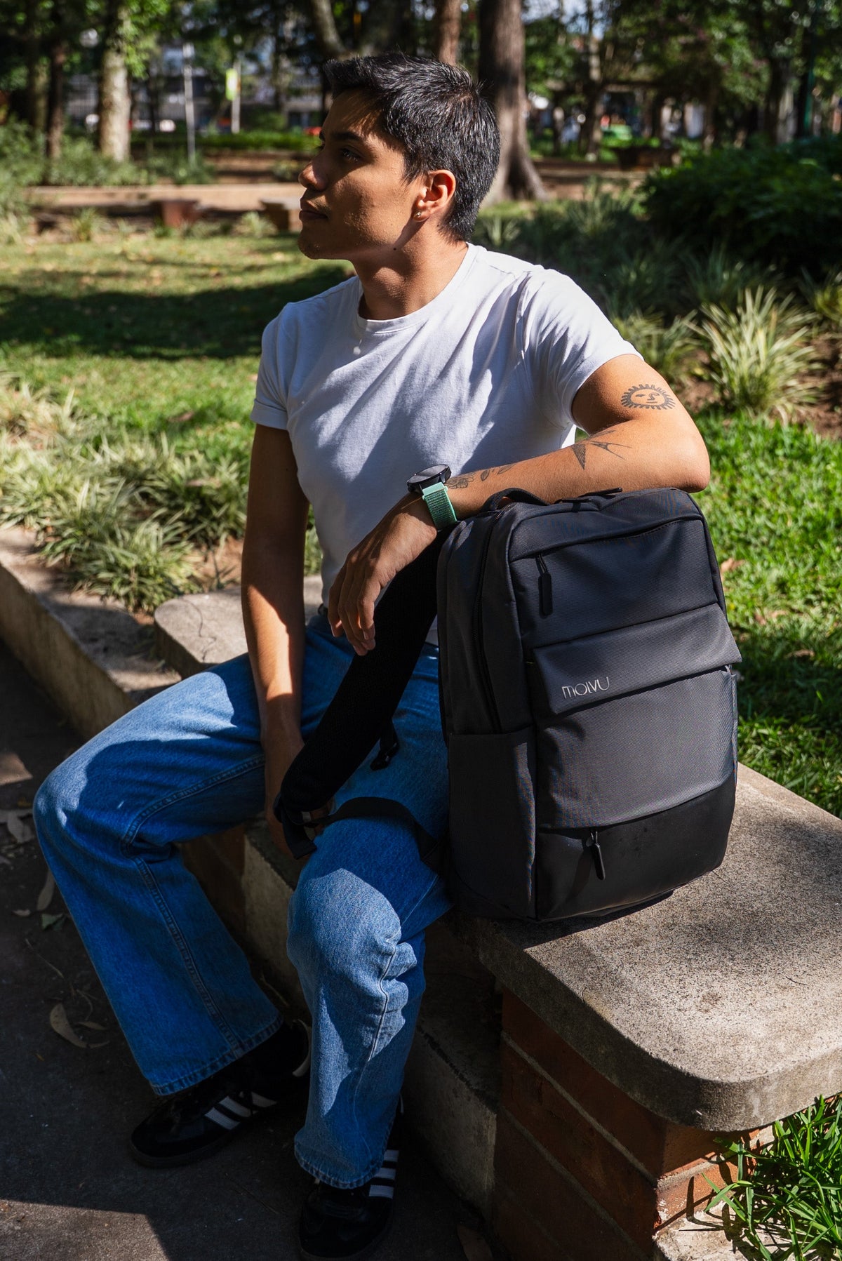 Mochila Business 6 gris oscuro-1
