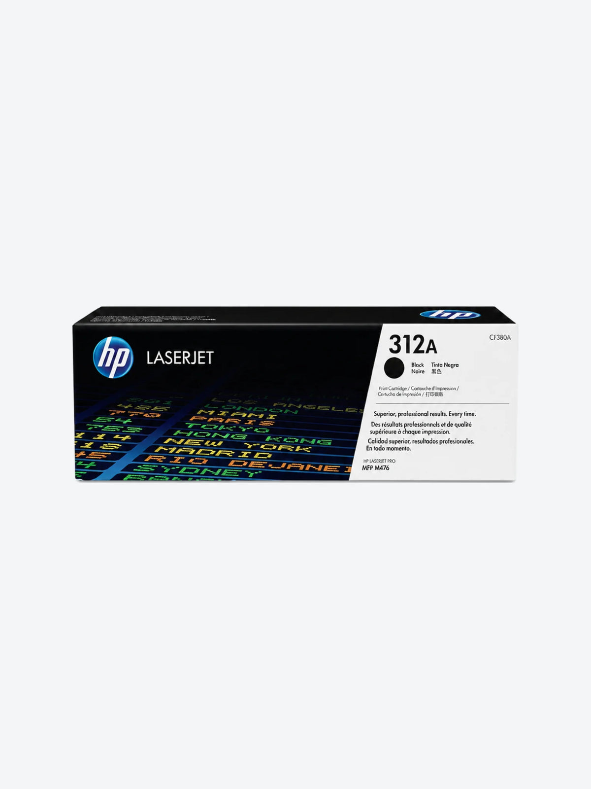 HP 312A - Negro - original - LaserJet - cartucho de tóner (CF380A) - para Color LaserJet Pro MFP M476dn, MFP M476dw, MFP M476nw