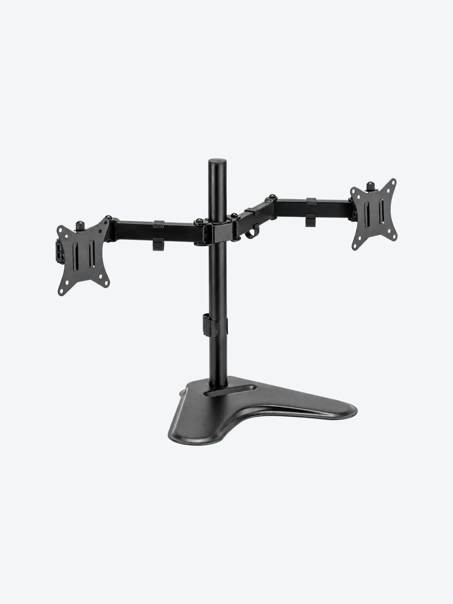 Bracket (Base) Argom ARG-BR-1605 Para Doble Monitor de 32"  Con Soporte Para Escritorio Base y Ranura Para Telefono