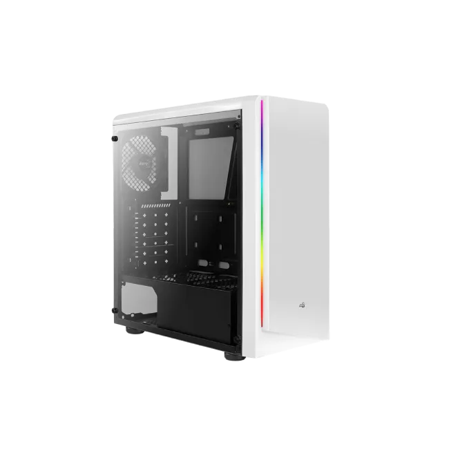 Case Gamer AeroCool 2210-23110080 Rift Media Torre RGB LED Vidrio Templado Color Blanco-1