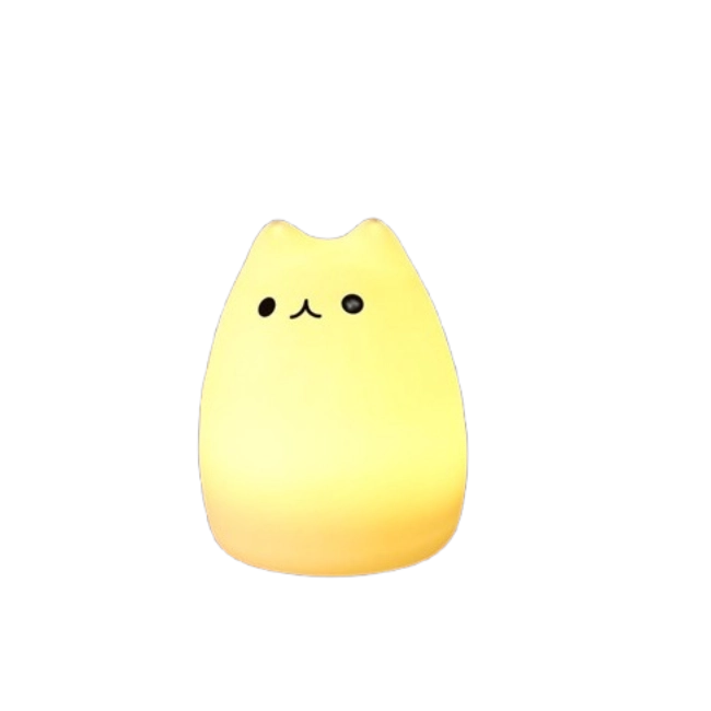 Lampara Led de Silicon en Forma de Gato-3