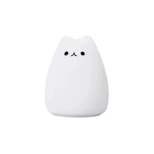 Lampara Led de Silicon en Forma de Gato