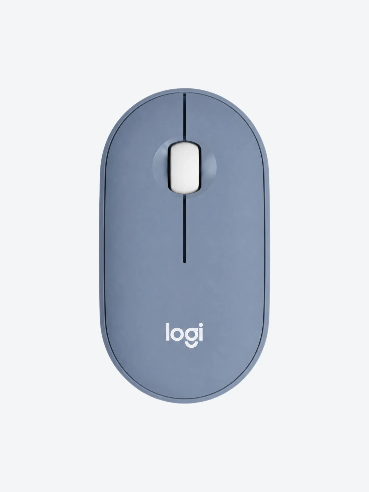 Mouse Logitech M350 Pebble Inalambrico Color Gris Azulado-1