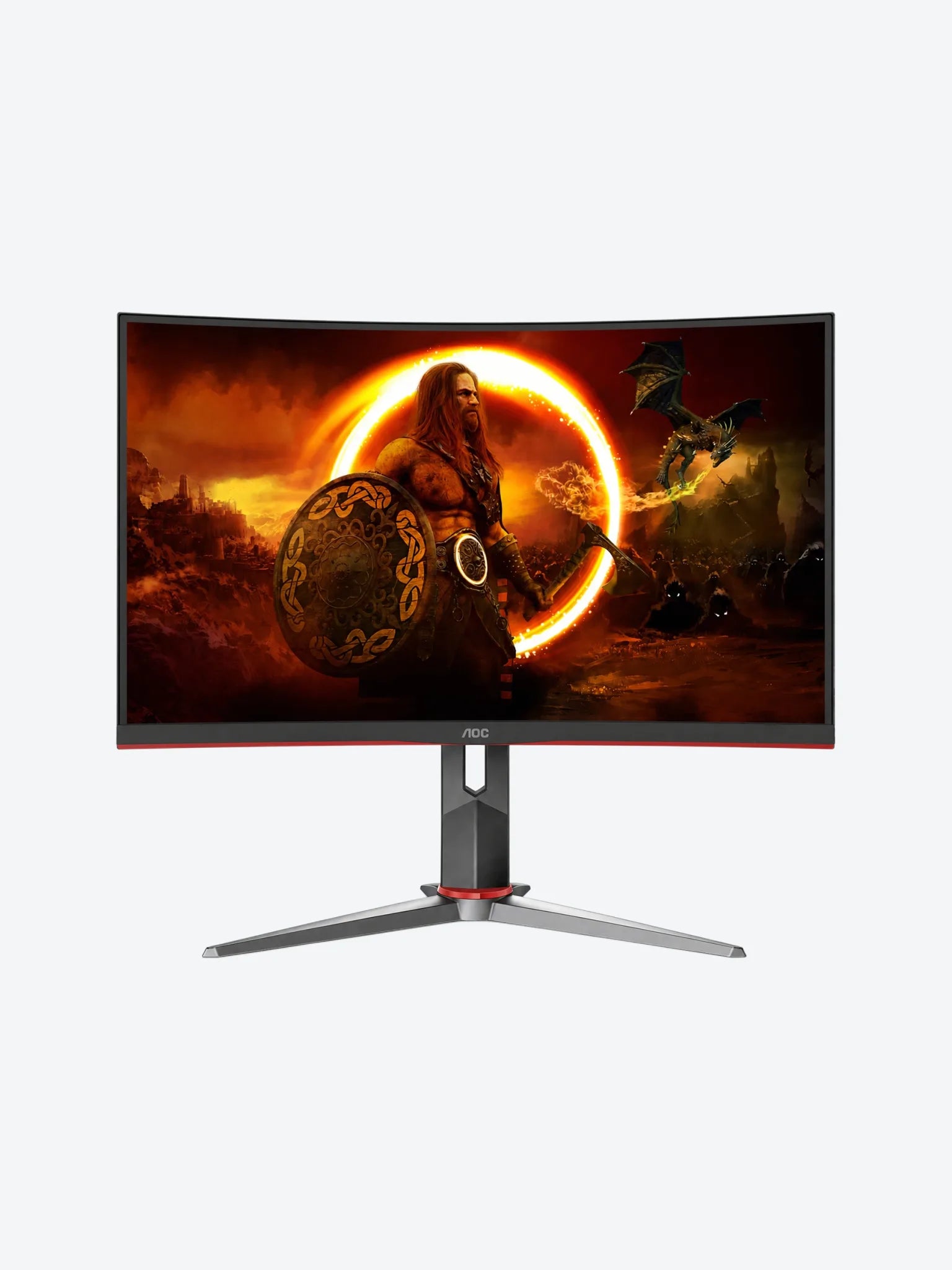 Monitor 32" AOC C32G2 Wled (1920 X 1080) 165Hz 1Ms Full Hd Hdmi Display Port Vga Freesync Curvo