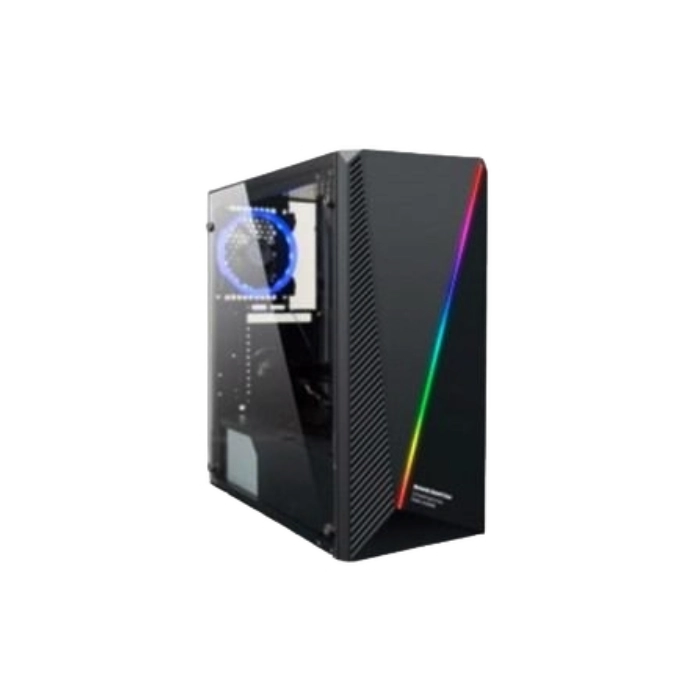 CASE GAMING RGB EAGLE WARRIOR CG17AARA001C MID TOWER SIN VENTILACIÓN INCLUIDA CON VIDRIO FRONTAL Y TIRA RGB-1