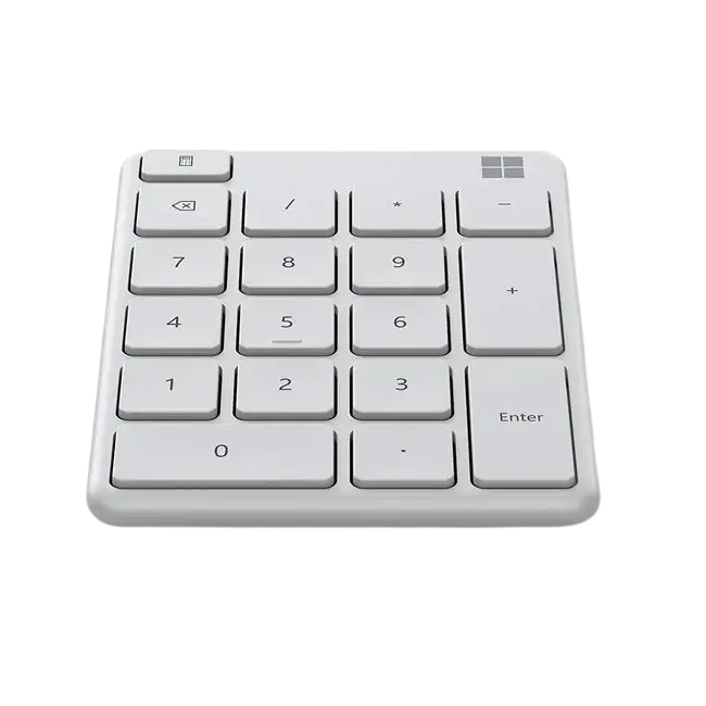 Teclado Númerico Microsoft Inalambrico Color Blanco