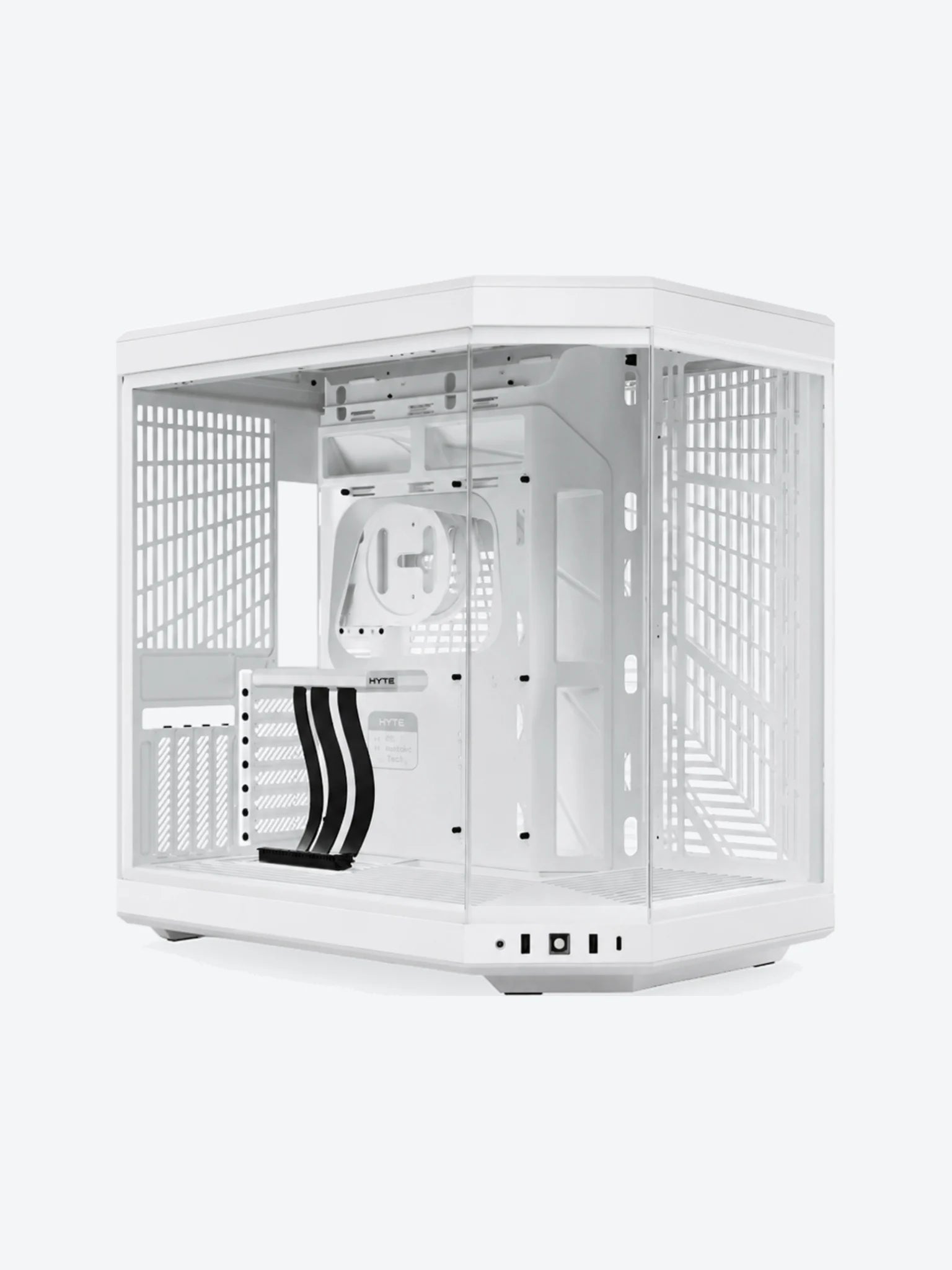 CASE GAMING HYTE Y70 MID TOWER SIN VENTILACIÓN CON VIDRIO FRONTAL Y LATERAL CS-HYTE-Y70-WW