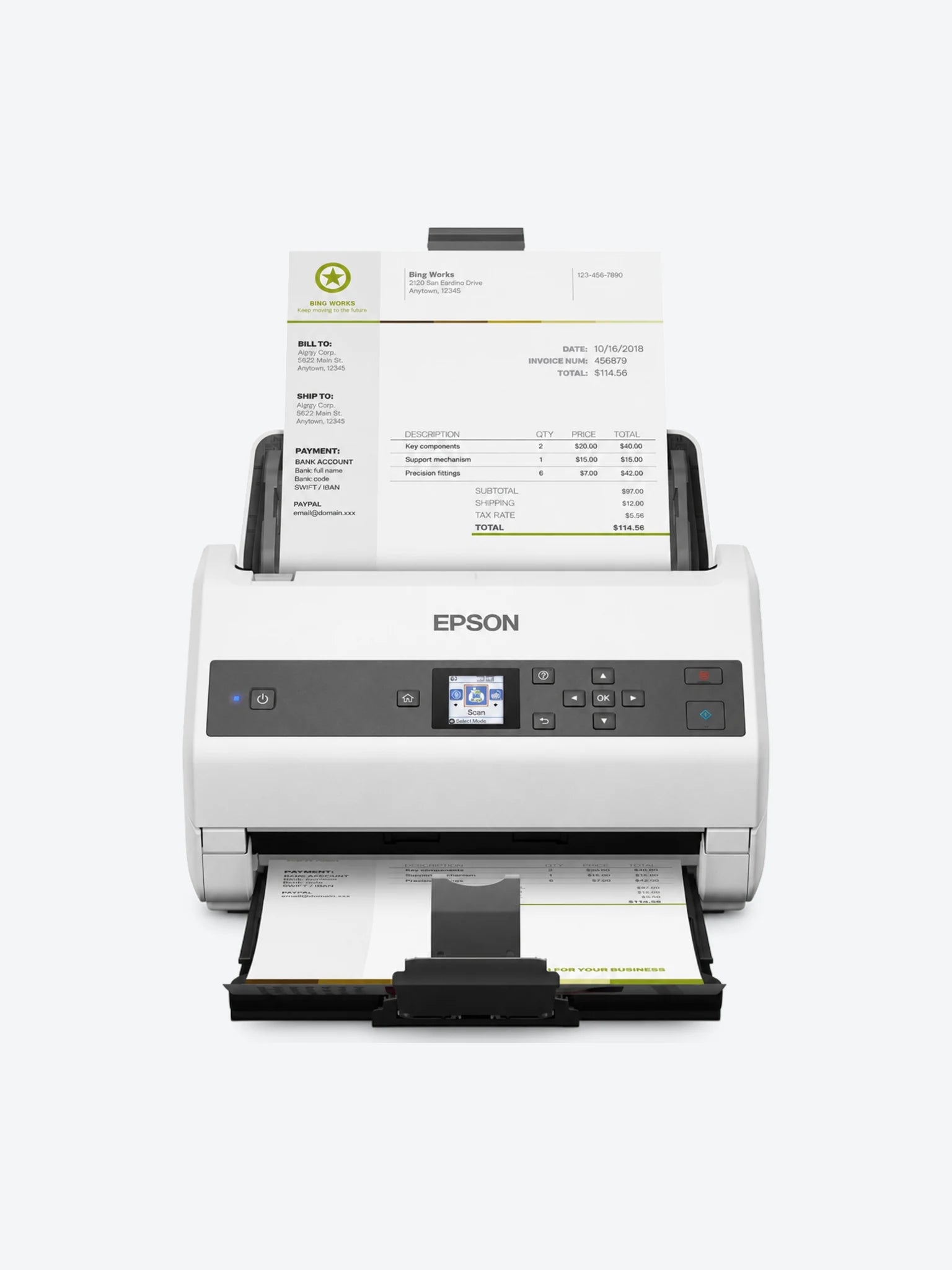 DS-870 Escáner Vertical Dúplex Vel. 65 ppm/130 imp-1