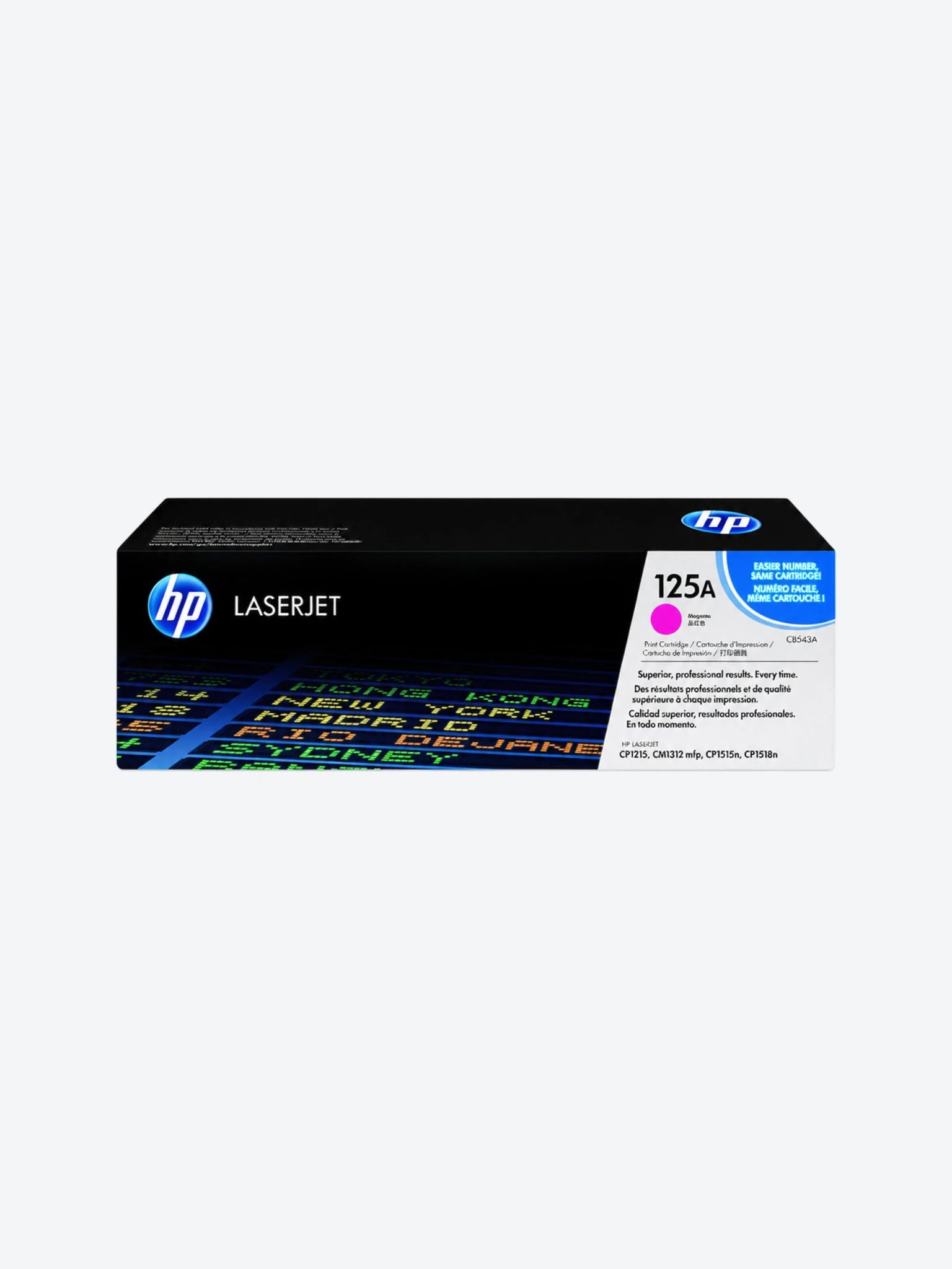HP 125A - Magenta - original - LaserJet - cartucho de tóner (CB543A) - para Color LaserJet CM1312 MFP, CP1215, CP1217, CP1515n, CP1518ni
