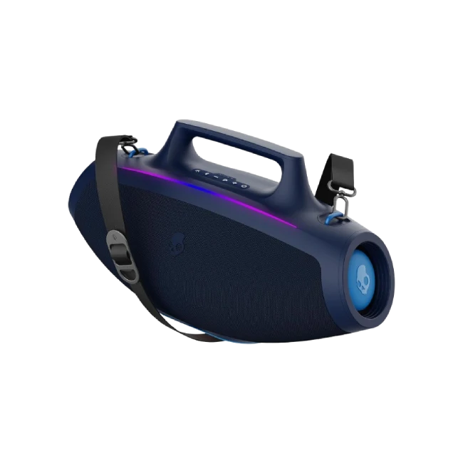 Bocina Skullcandy 2SKSK1850N0L2 Bluetooth IPX7, Luces LED y Modos de Estroboscopio Batería de 12H Azul Marino-3