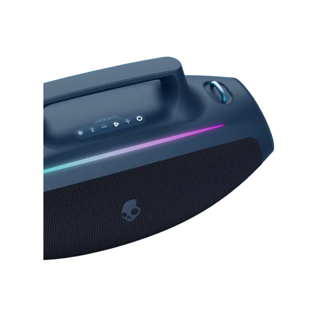 Bocina Skullcandy 2SKSK1850N0L2 Bluetooth IPX7, Luces LED y Modos de Estroboscopio Batería de 12H Azul Marino