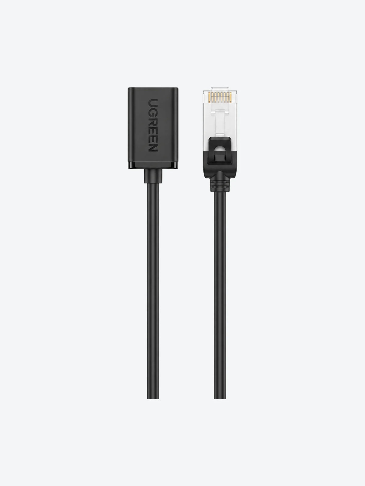 CABLE UTP UGREEN NW112 CAT 6 F/UTP RJ45 MACHO A HEMBRA 0.5 M 11278 NEGRO-1