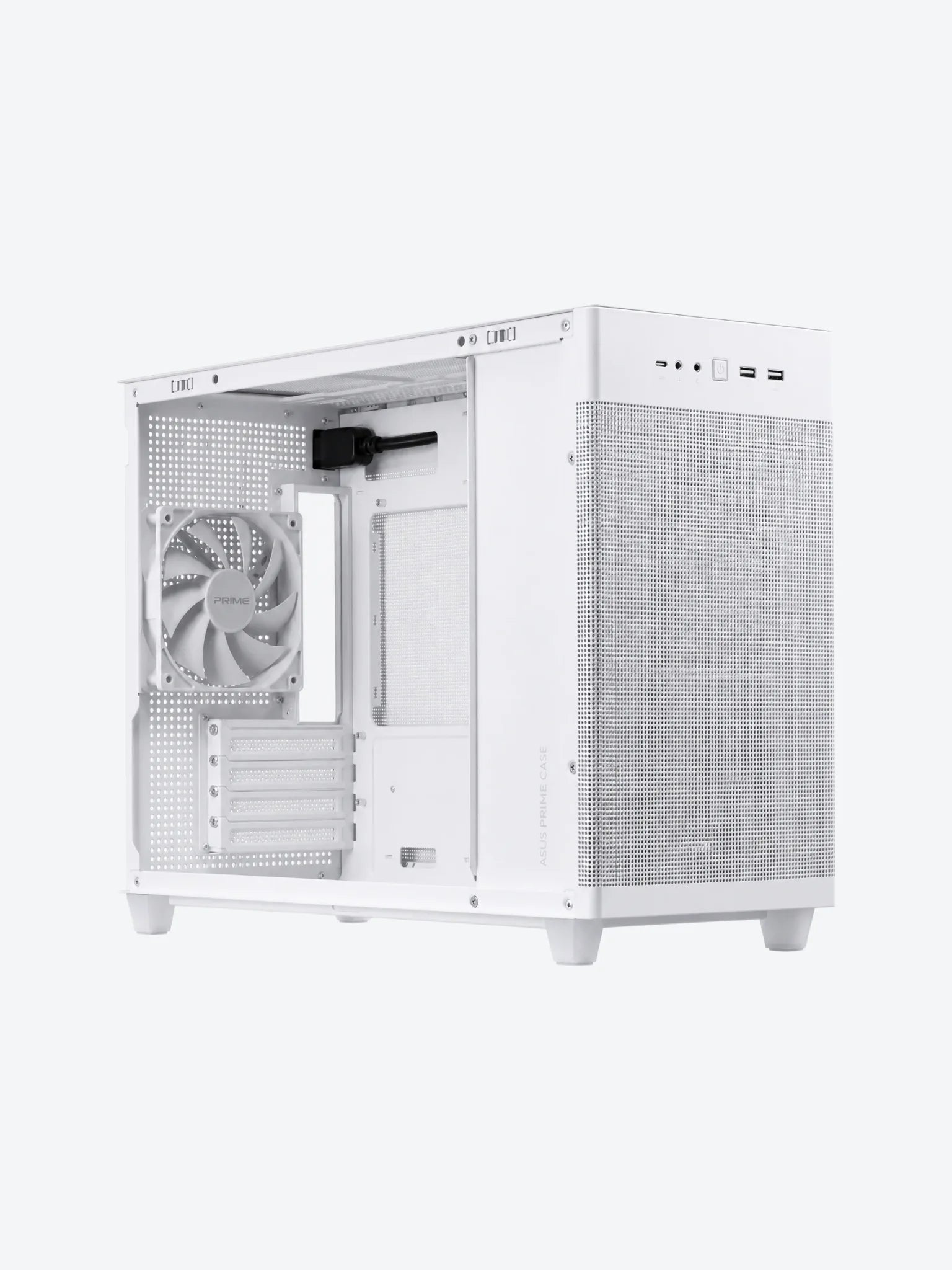 Case Gamer Asus 90DC00G3-B38010 Prime AP201 Vidrio Templado Color Blanco