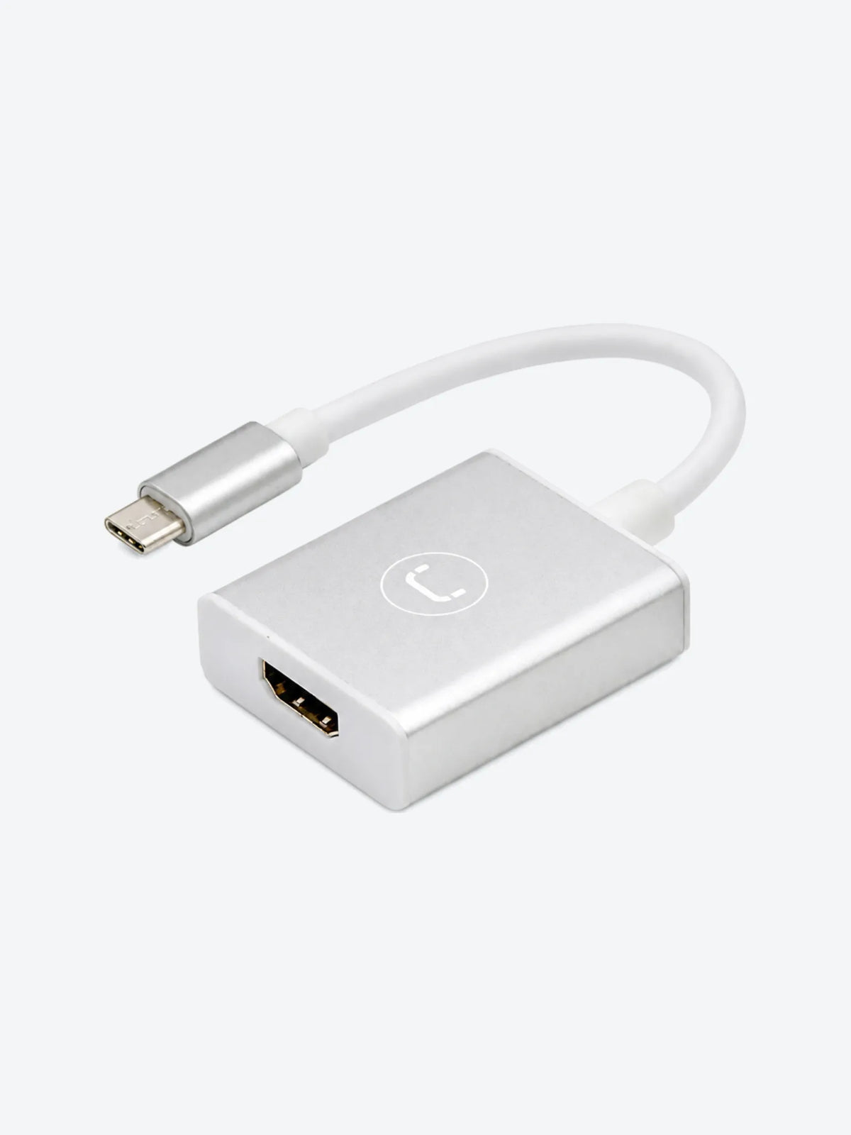 Adaptador Unno Tekno USB-C a HDMI 4k AD3001SV Macho-Hembra Plateado-1