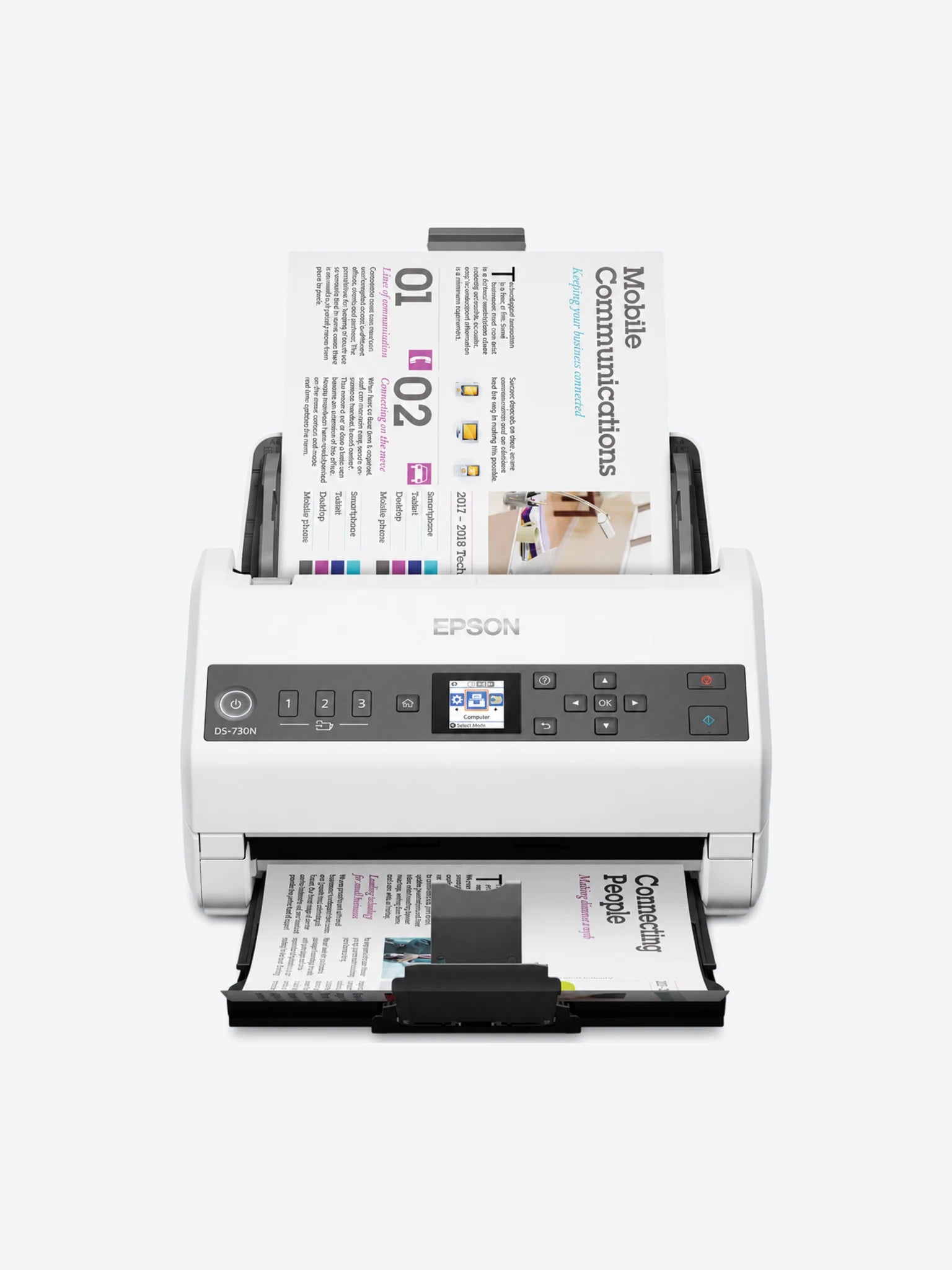 DS-730N Escáner Vertical Dúplex Vel. 40 ppm/80 ipm en Red Incoterm: EXW-1