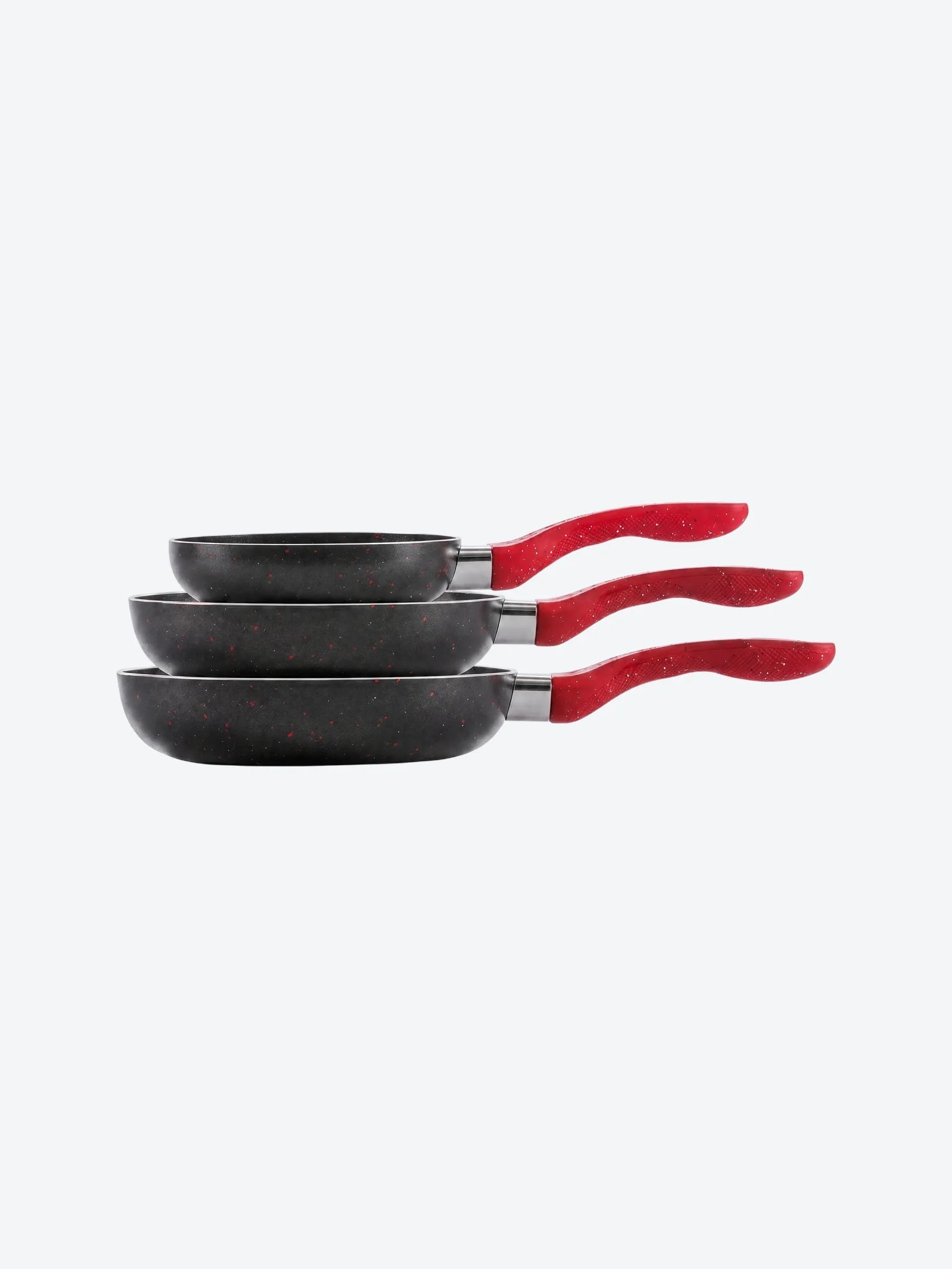 Juego de Sartenes Picca Bari PI003SSMB 20" - 24" - 28"cm Color Negro