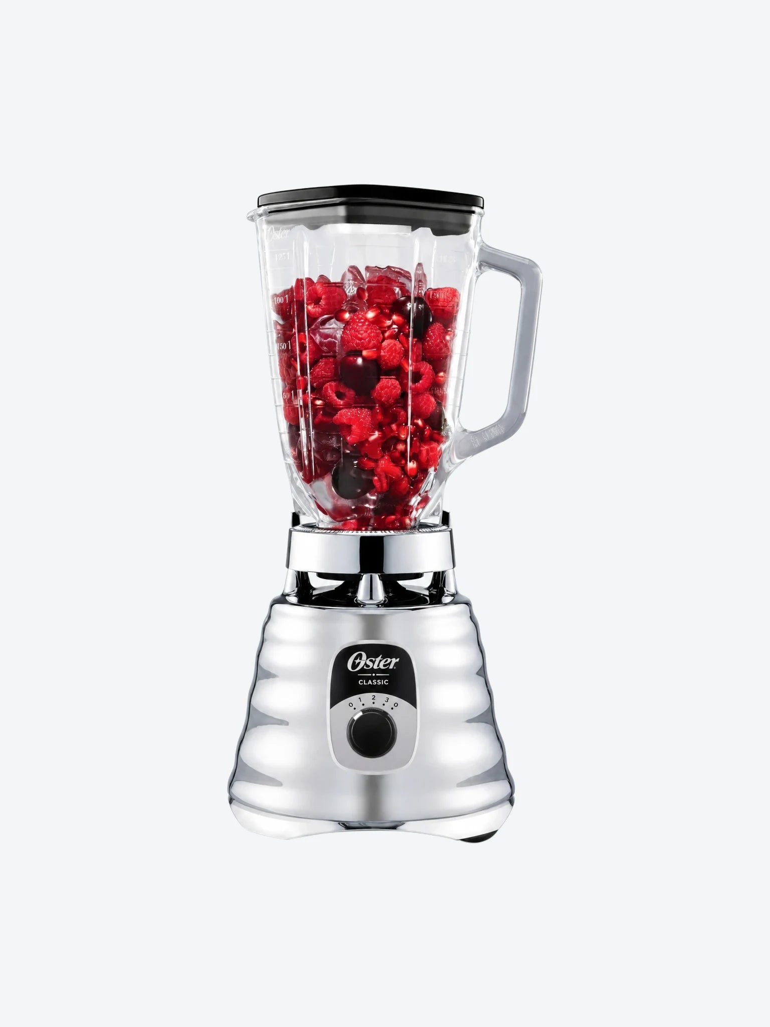 Licuadora Clasica Oster 465-15 con 3 Velocidades 500W Vaso Plastico Color Plateado-1
