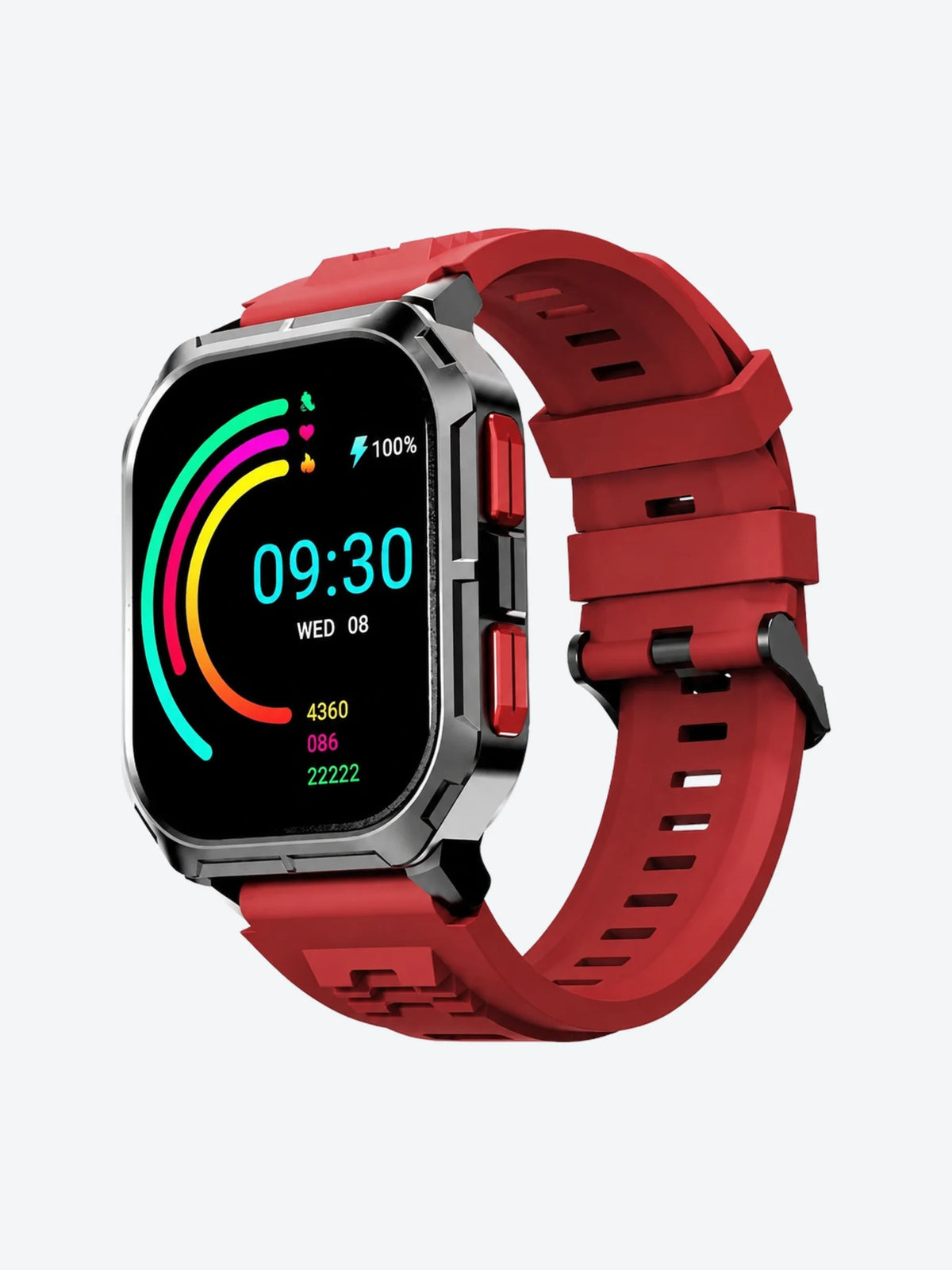 SMART WATCH HIFUTURE ULTRA 3 / BANDA DE 22MM ROJO-1