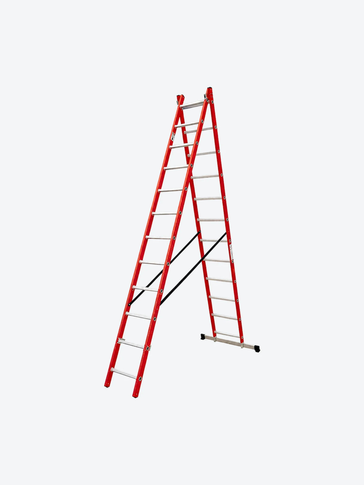 ESCALERA EXTENSION Y TIJERA 5.9 M FIBRA DE VIDRIO SOPORTA HA-1