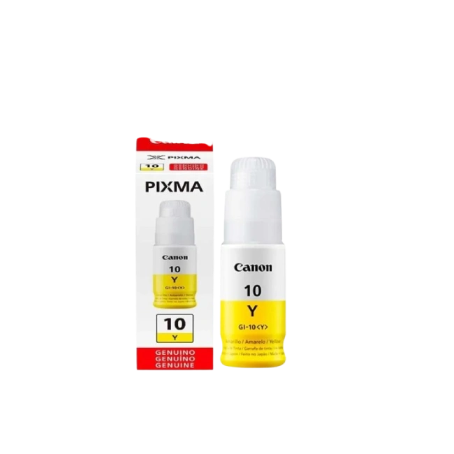 Botella de tinta GI-10 amarillo