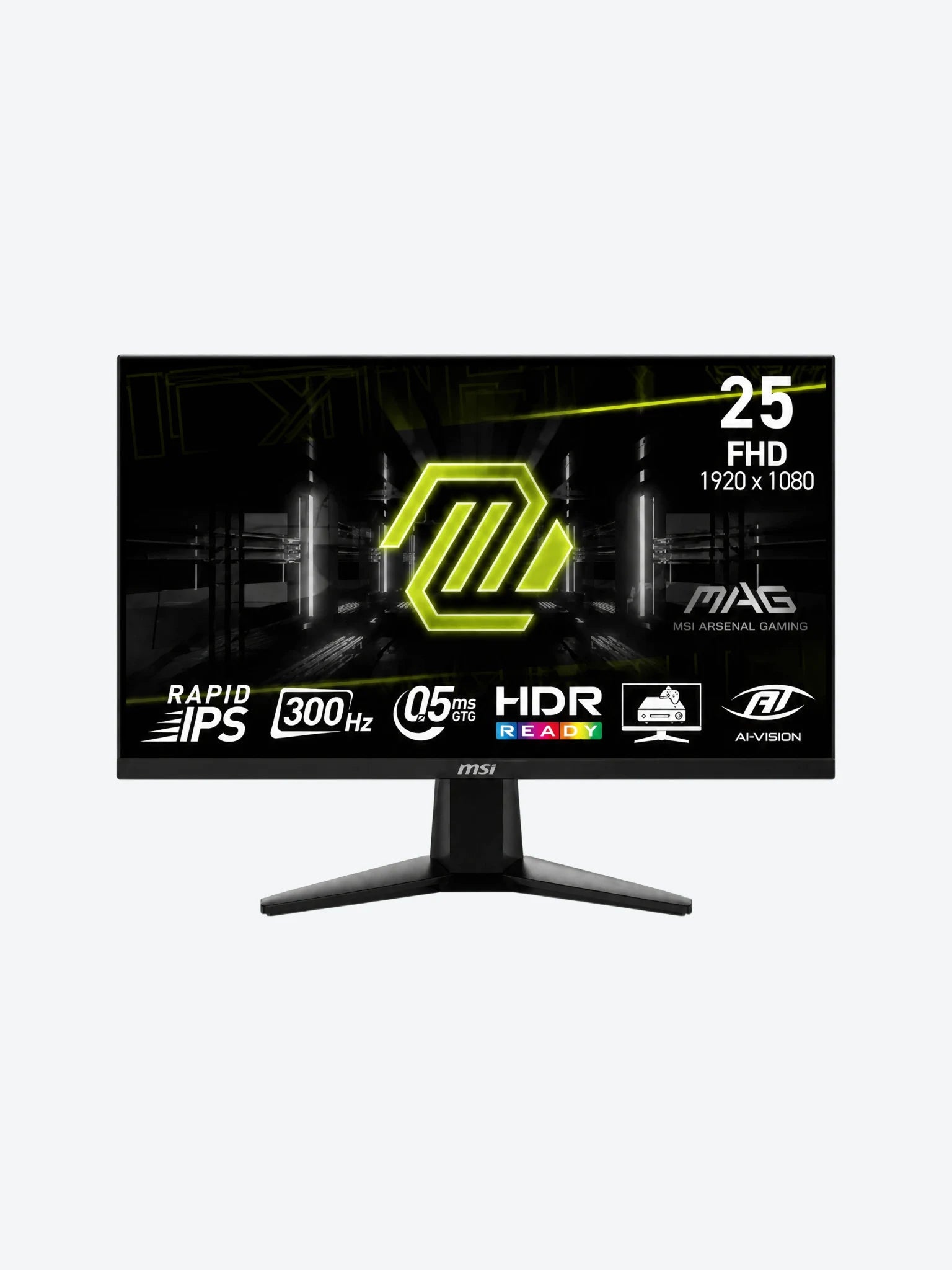 Monitor Gaming MSI 27" MAG 274F 9S6-3CE41H-004 Plano 1920x1080 200 HZ Anti-Glare HDMI Y DP Color Negro-1