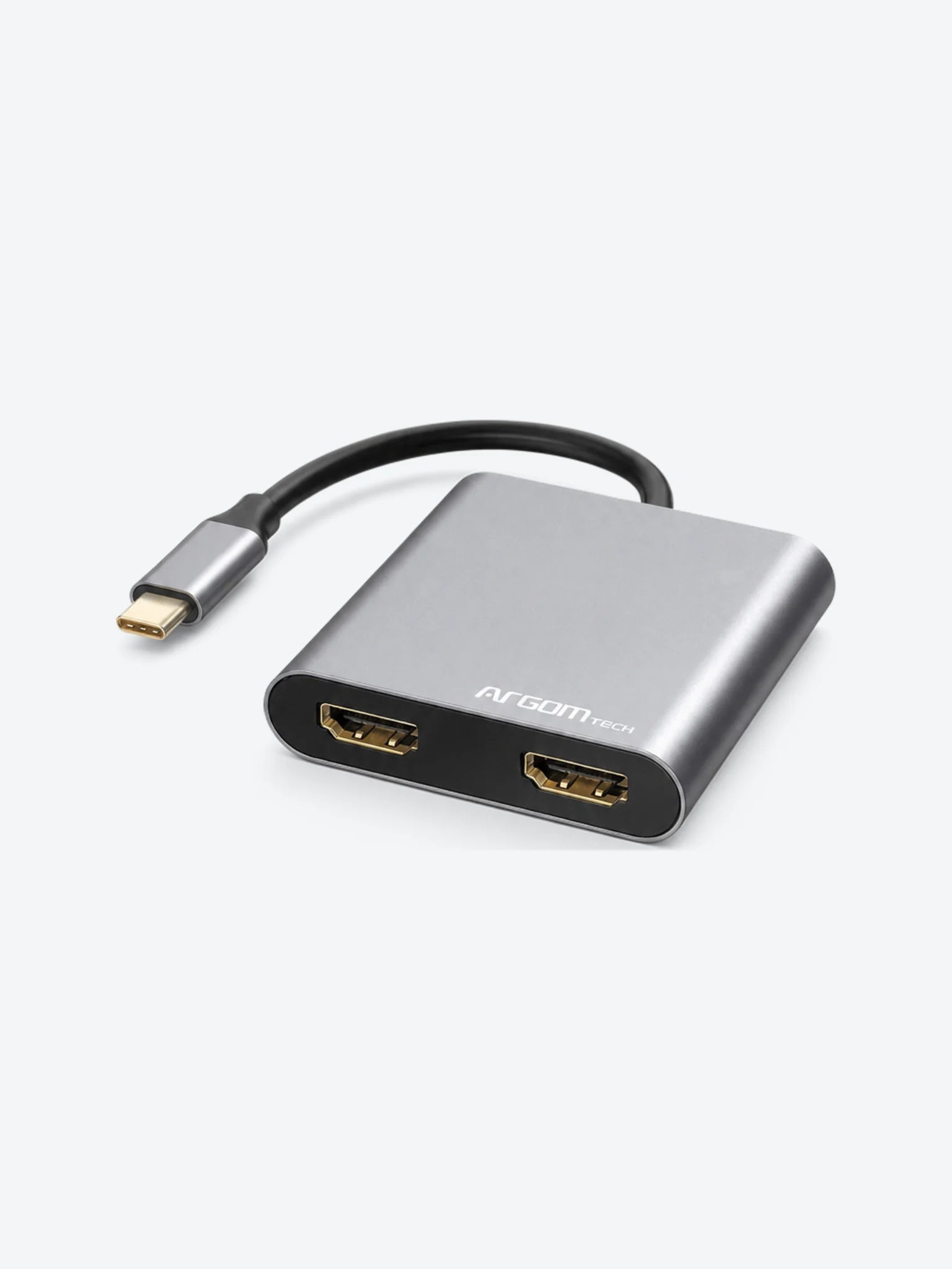ADAPTADOR HDMI DUAL ONE AXESS 4 EN 1 CON USB 3.0 Y PASO PD DE 87 W-1