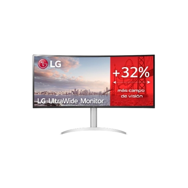 Monitor 34" Lg 34WQ650-W 2560x1440 100Hz 5Ms FHD Free Sync HDMI Display Port Usb Tipo-C