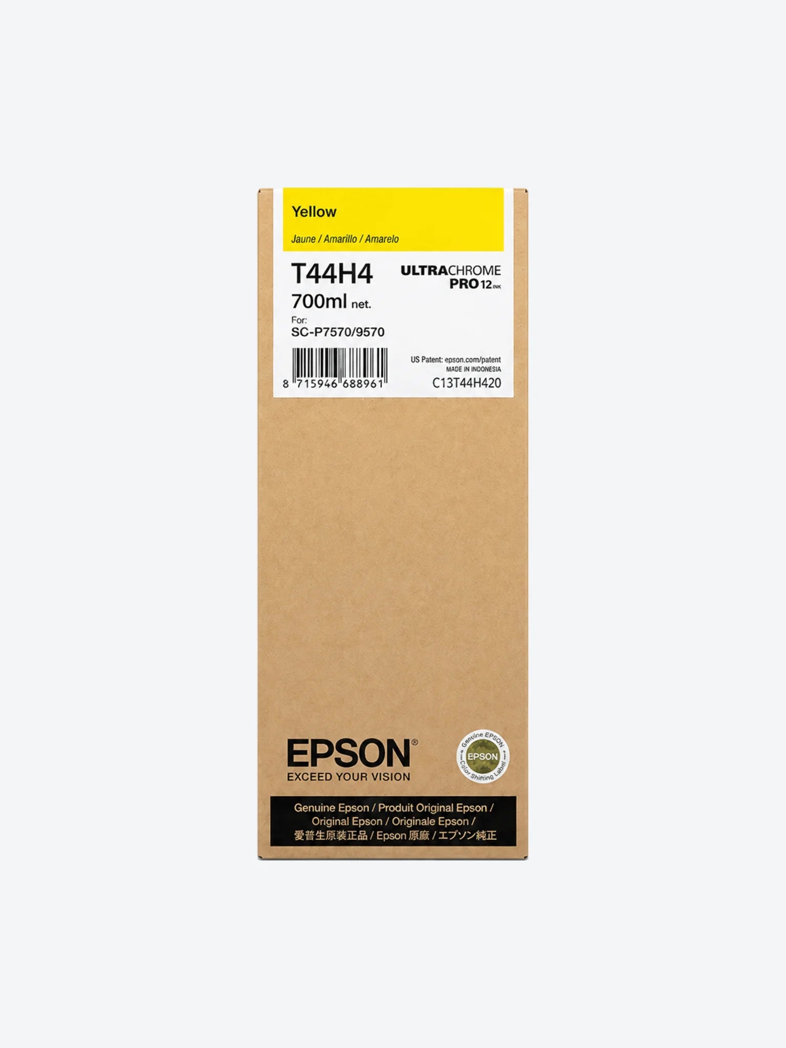 UltraChrome Pro 12 Yellow Ink Cartridge  700ml P7570