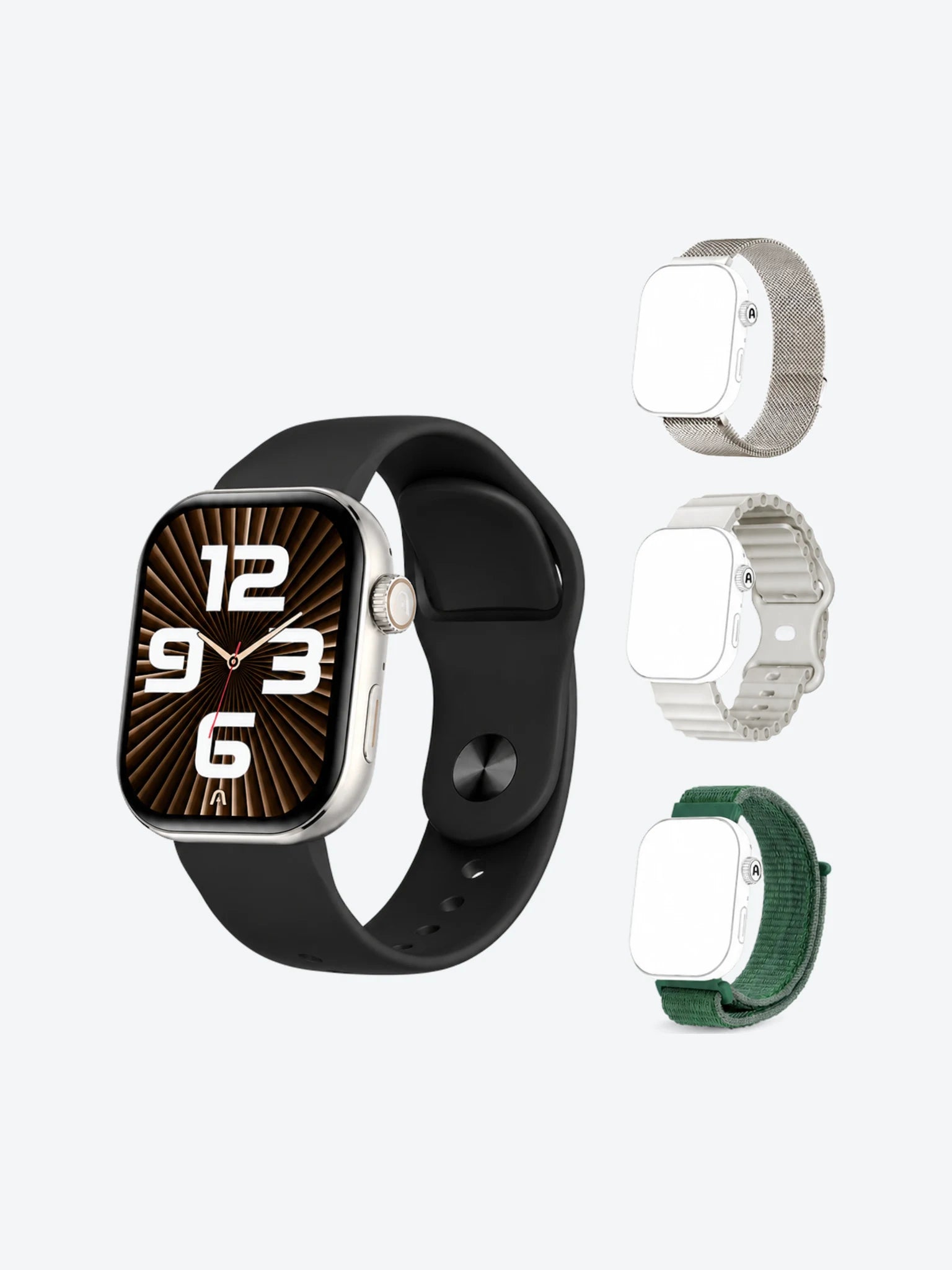 SKEIWATCH ARGOM S40 BEIGE - PANTALLA TFT 2.01", 4 CORREAS, IP67-1