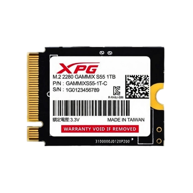 HD INTERNO 512GB SSD M.2 2230 PCI-EXPRESS XPG GAMMIX S55 SGAMMIXS55-512G-C-2
