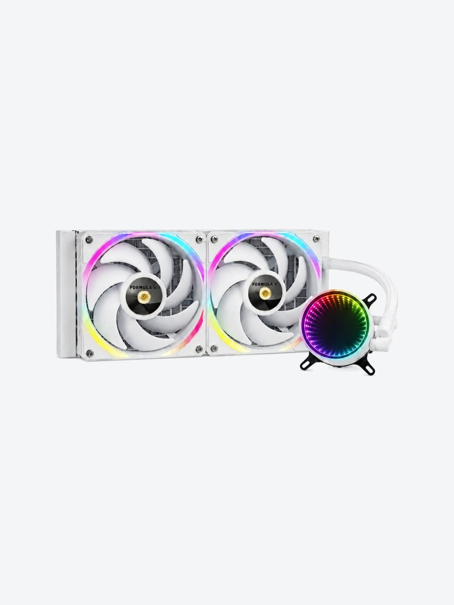 ENFRIAMIENTO LIQUIDO ARGB FORMULA V LINE OASIS L240 ARGB WH 240MM LGA1700/AM5 ARGB