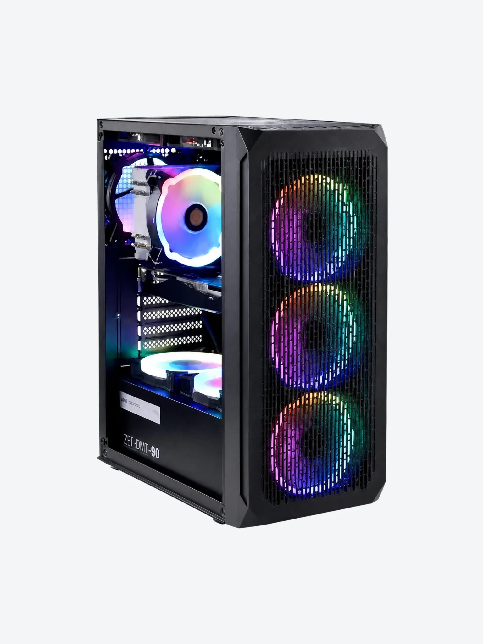 Case Gaming AT01 de Vidrio 3 FAN 12CM