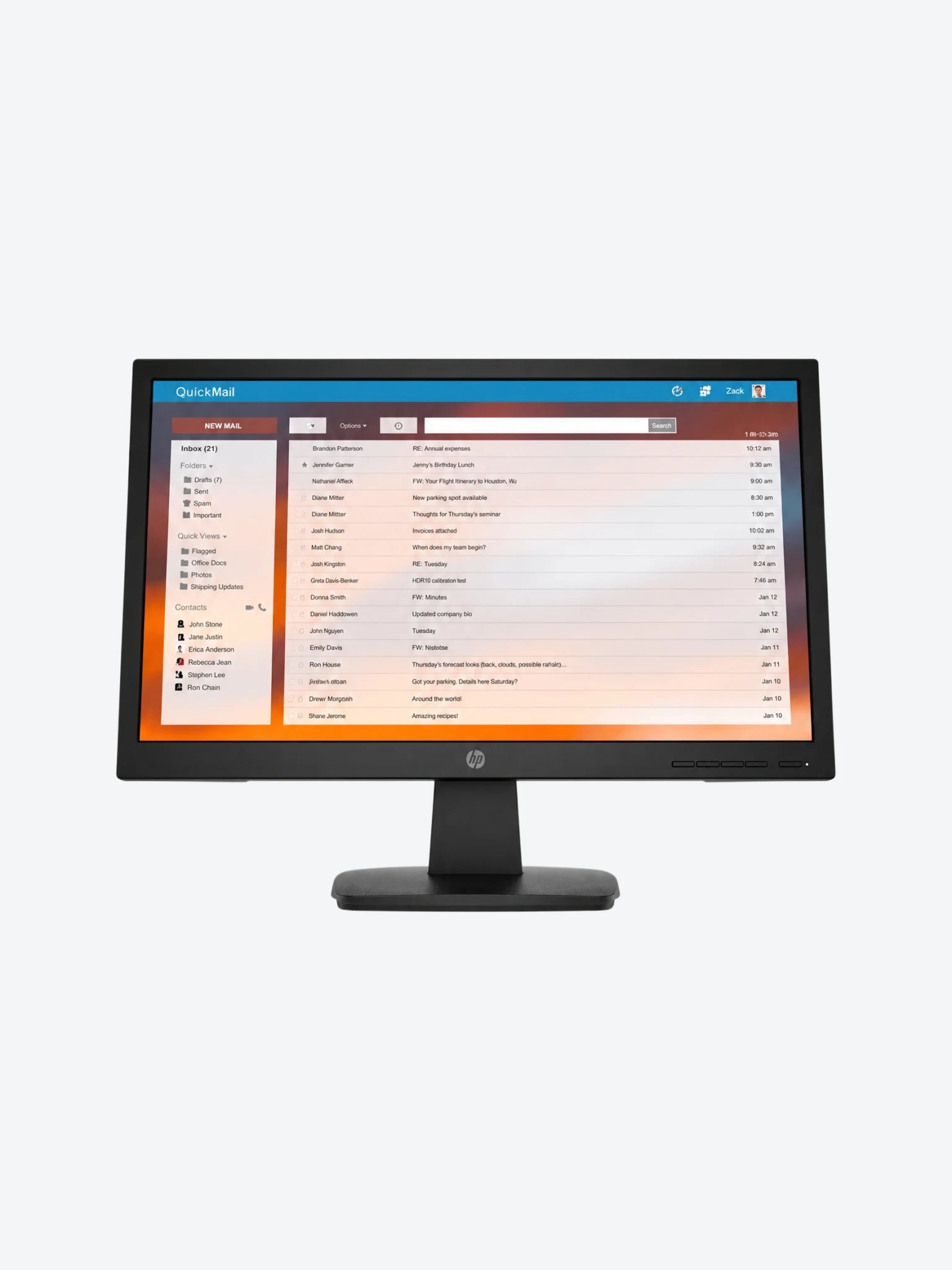 MONITOR HP LCD P22V G4 21.5" 1920X1080 VGA HDMI-1
